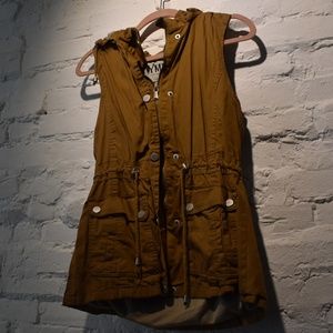 YMI Collection Camel Buttoned Vest